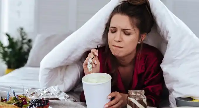 stresten aşırı yemek yeme